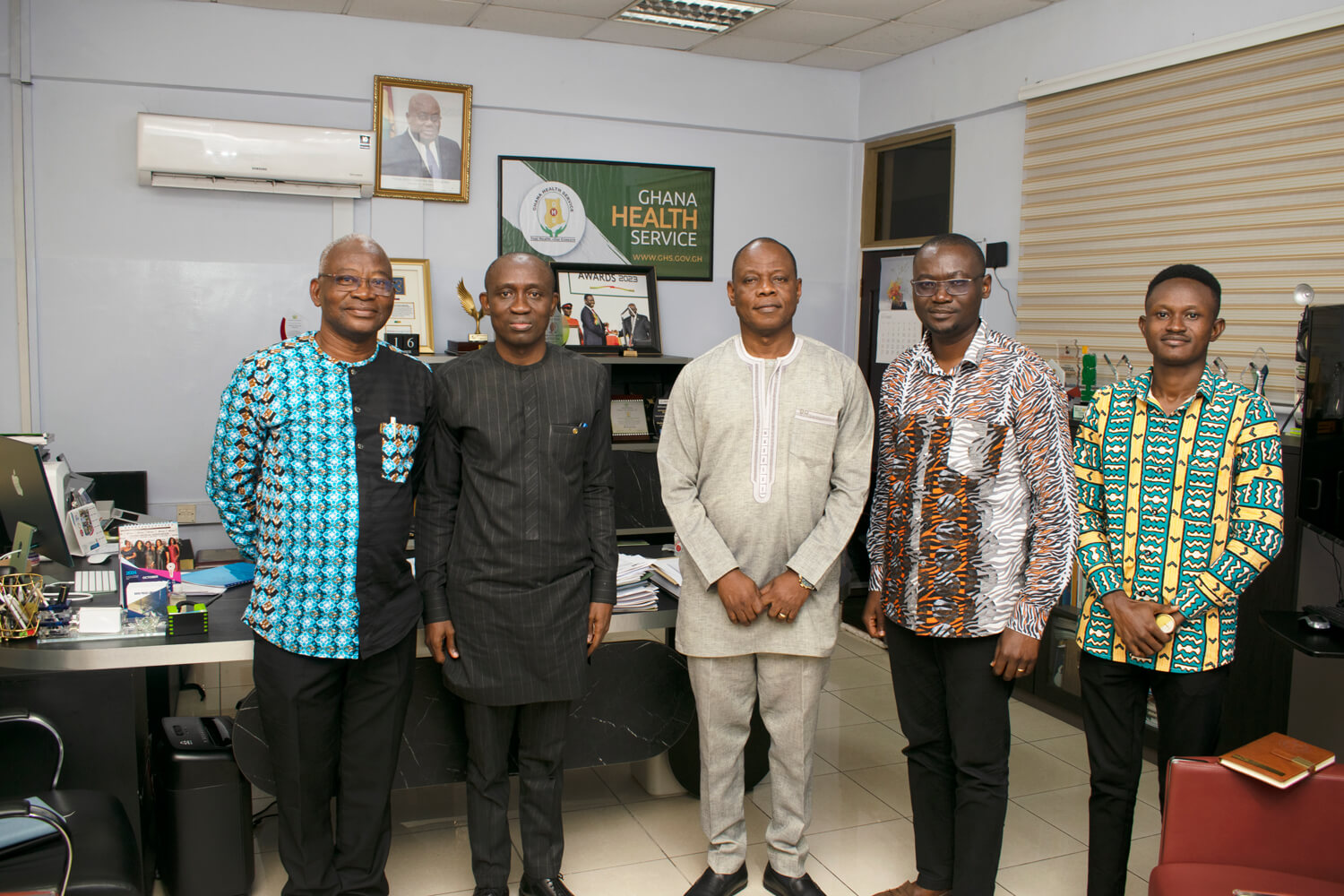 CfHSS Pays a Courtesy Call on Ghana Health Service